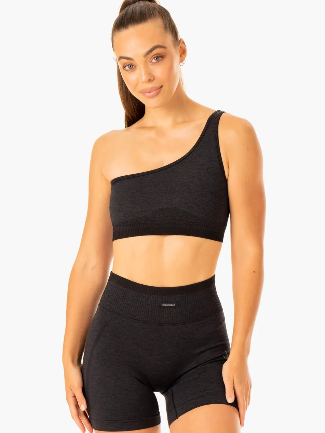 Excel Seamless One Shoulder Sports Bra