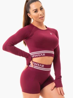 Freestyle Seamless Long Sleeve Crop