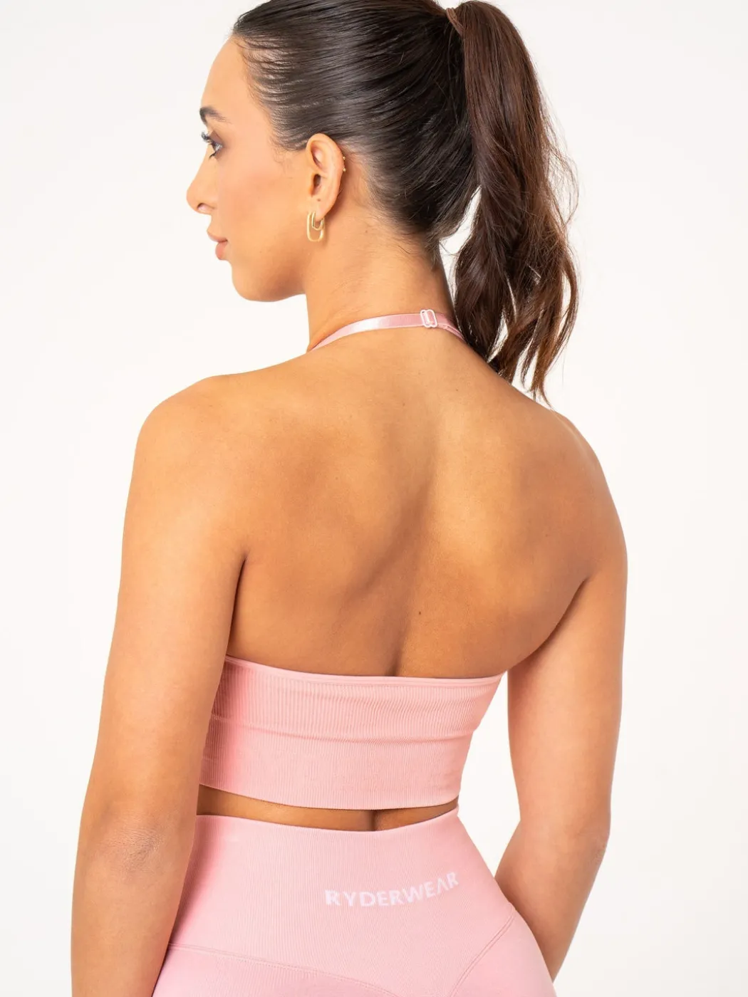 Lift Rib Seamless Halter Sports Bra