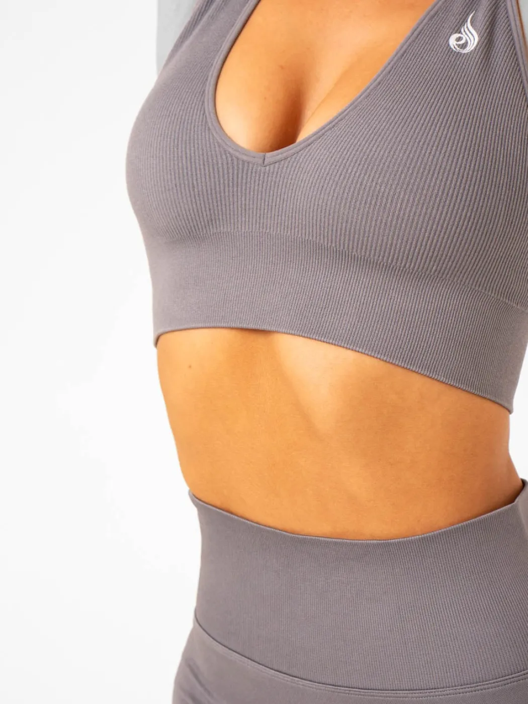 Lift Rib Seamless Halter Sports Bra