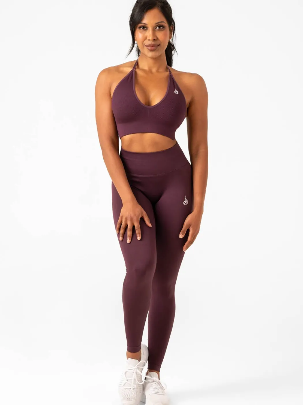 Lift Rib Seamless Halter Sports Bra