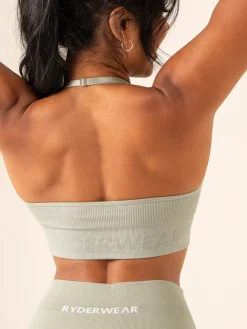 Lift Rib Seamless Halter Sports Bra