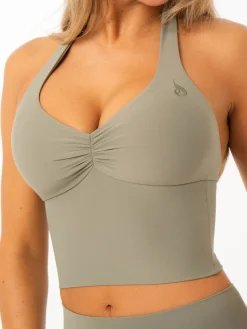 NKD Scrunch Halter Tank