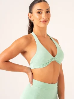 NKD Stonewash Halter Sports Bra
