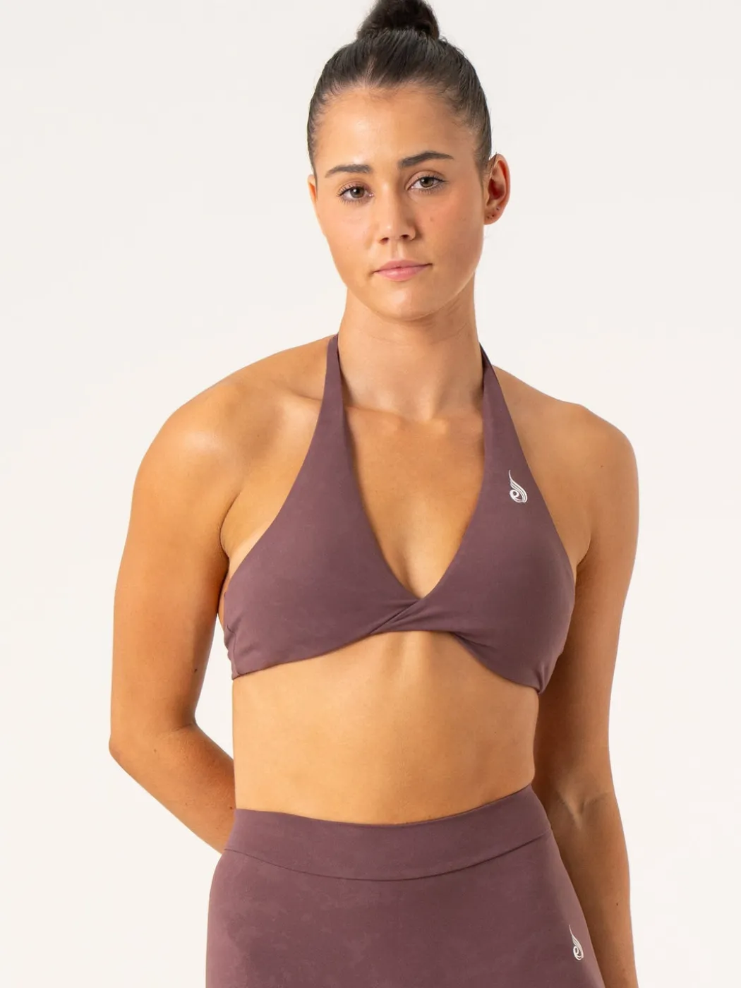 NKD Stonewash Halter Sports Bra