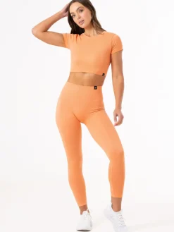Rib Scrunch Seamless Leggings