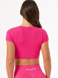 Rib Seamless T-Shirt