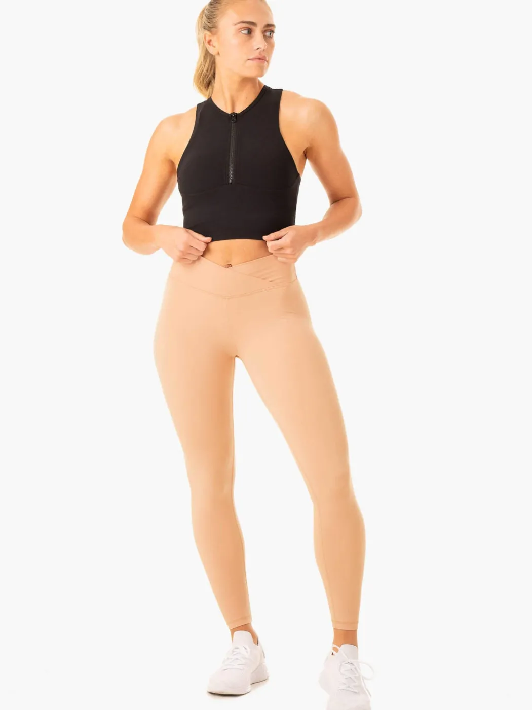Serene Cross Over Scrunch Leggings