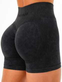 Stonewash Scrunch Seamless Shorts