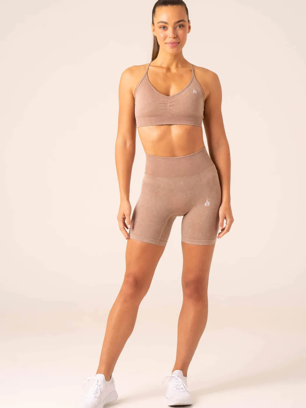 Stonewash Scrunch Seamless Shorts