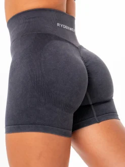 Stonewash Scrunch Seamless Shorts