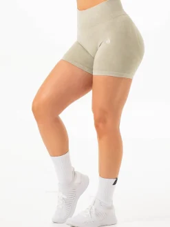 Stonewash Scrunch Seamless Shorts