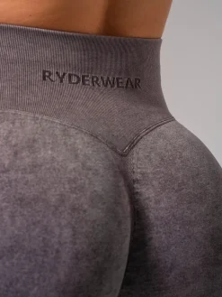 Stonewash Seamless Invisible Scrunch Shorts