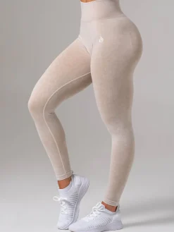 Stonewash Seamless Invisible Scrunch Leggings