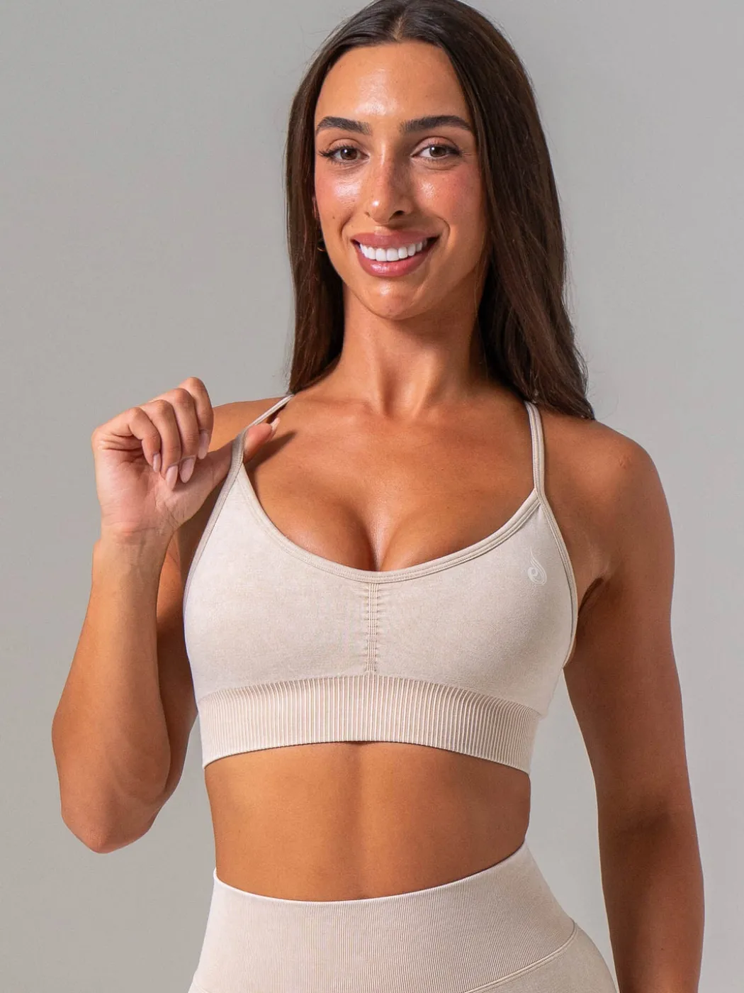 Stonewash Seamless Sports Bra