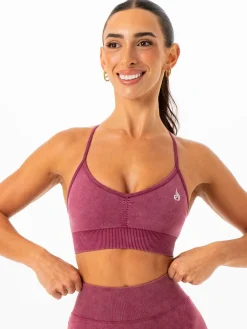 Stonewash Seamless Sports Bra