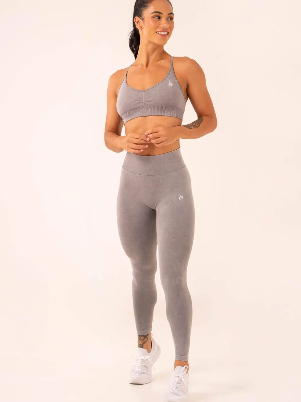 Stonewash Seamless Sports Bra