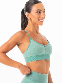 Stonewash Seamless Sports Bra