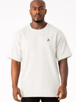 Throwback Fleece Oversized T-Shirt