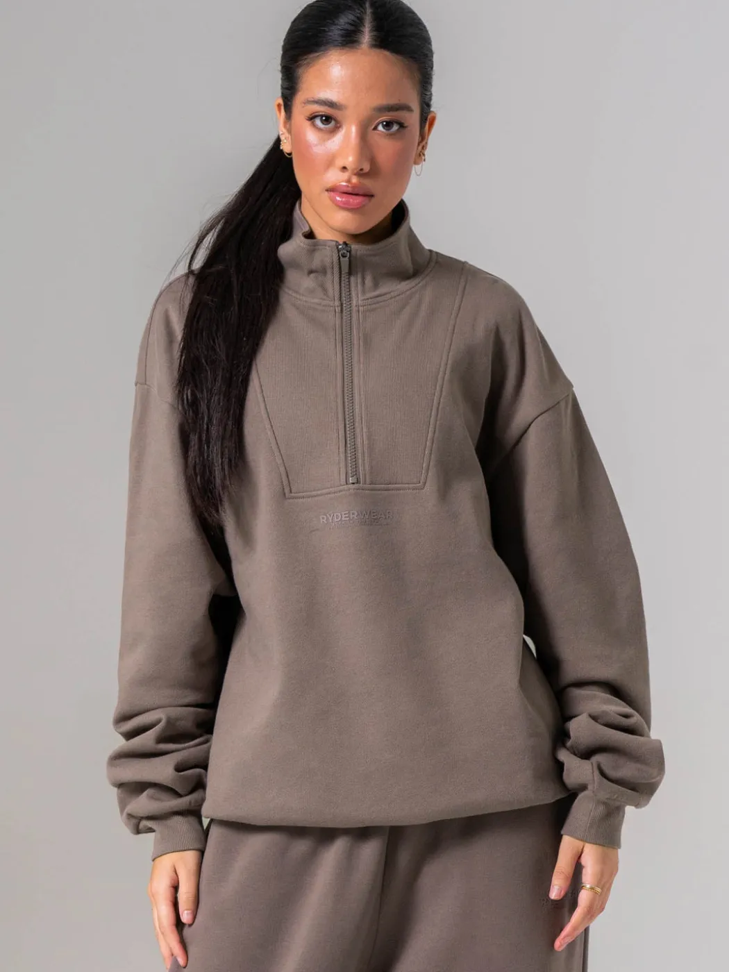 Unisex Fleece Half Zip