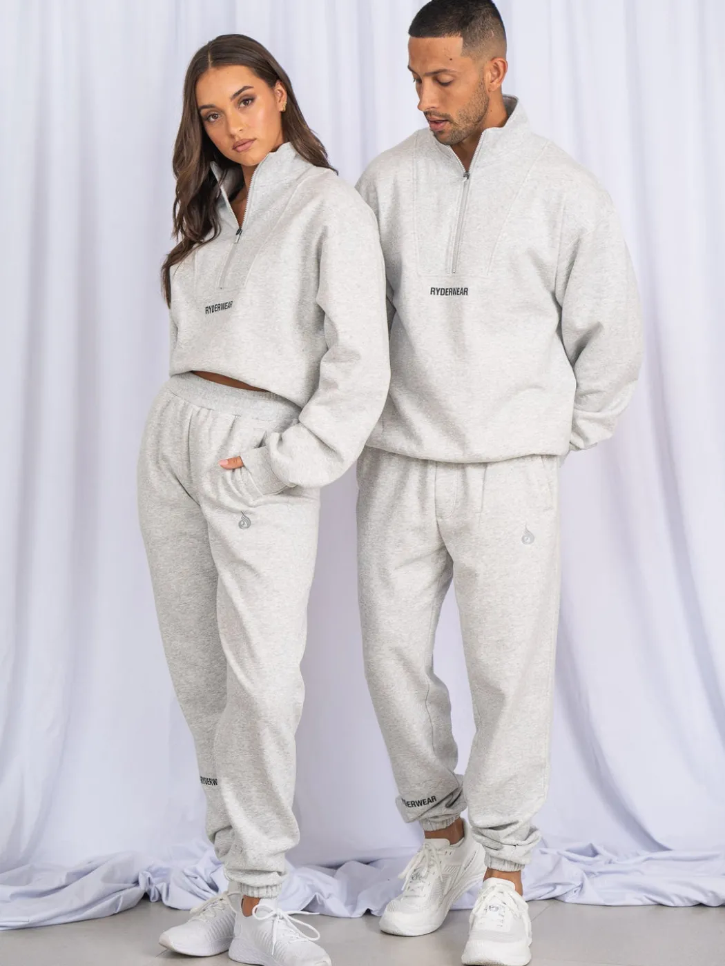 Unisex Half Zip Jumper